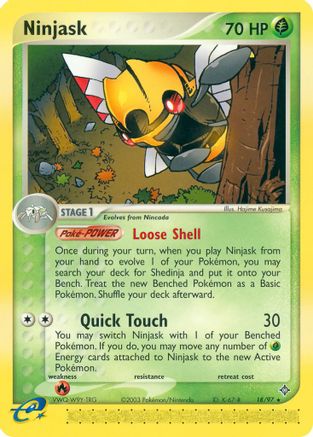 Ninjask (18/97) [EX: Dragon] | Silver Goblin