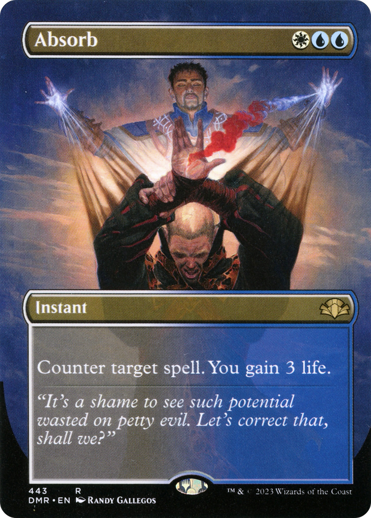 Absorb (Borderless Alternate Art) [Dominaria Remastered] Foil