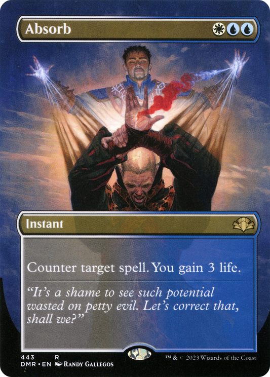 Absorb (Borderless Alternate Art) [Dominaria Remastered] Foil