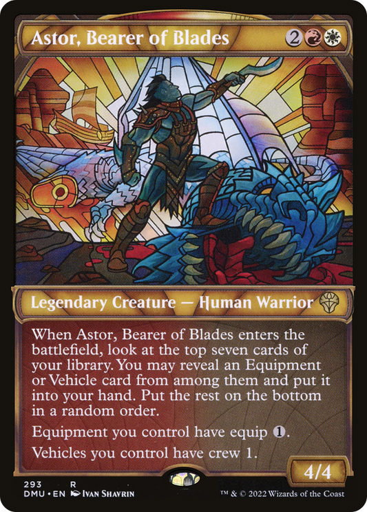 Astor, Bearer of Blades (Showcase) [Dominaria United] Foil