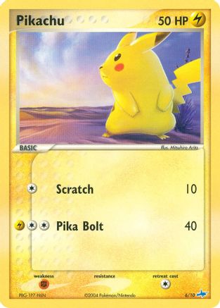 Pikachu (6/10) [EX: Trainer Kit - Latios] | Silver Goblin