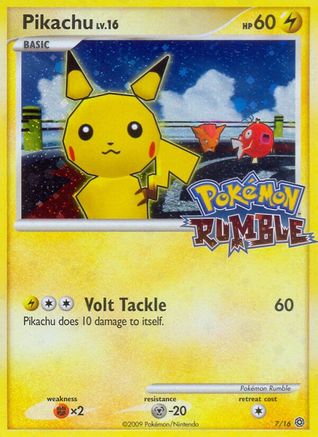 Pikachu (7/16) [Pokémon Rumble] | Silver Goblin