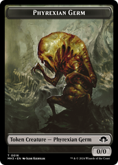 Phyrexian Germ // Treasure Double-Sided Token [Modern Horizons 3 Tokens] | Silver Goblin