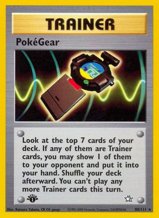 PokeGear (88) 1st Edition - Neo Genesis