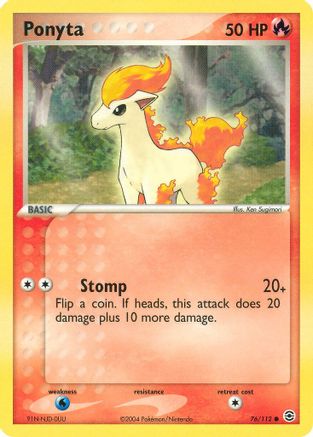 Ponyta (76/112) [EX: FireRed & LeafGreen] | Silver Goblin