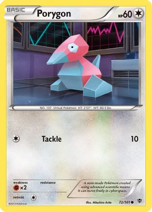 Porygon (72/101) [Black & White: Plasma Blast] | Silver Goblin