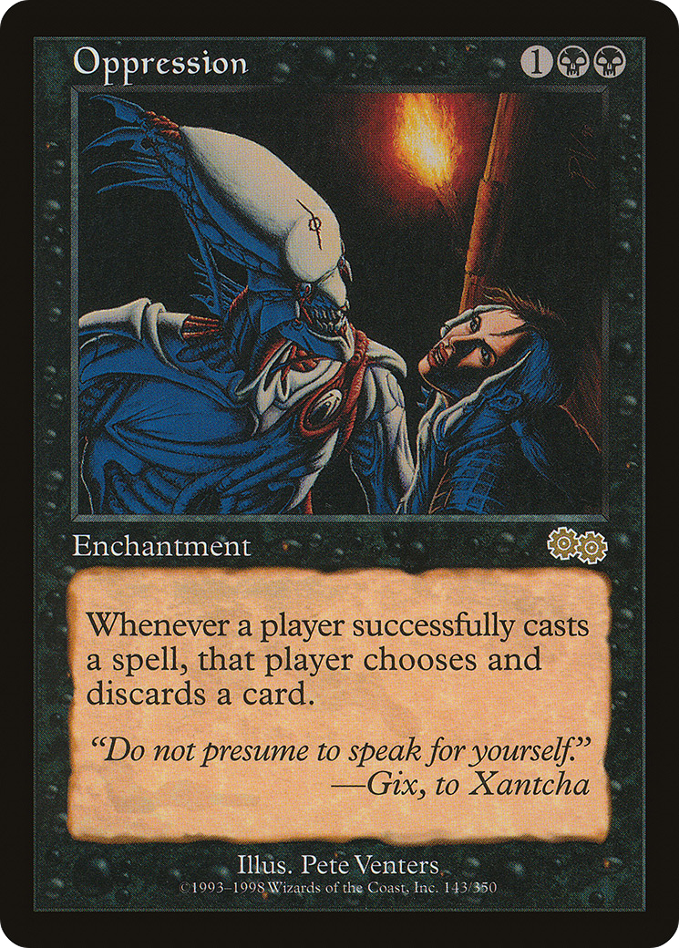 Oppression [Urza's Saga] | Silver Goblin