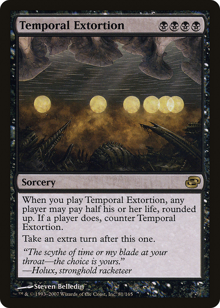 Temporal Extortion [Planar Chaos] Foil