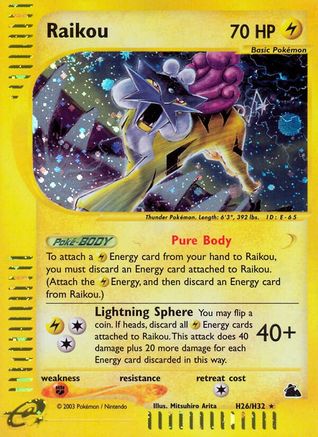 Raikou (H26/H32) [Skyridge] | Silver Goblin