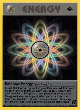 Rainbow Energy (80) (1st Edition) - Team Rocket