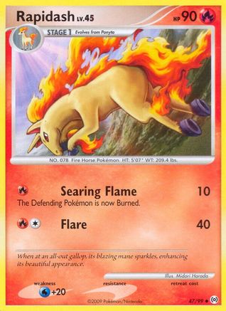 Rapidash (47/99) [Platinum: Arceus] | Silver Goblin