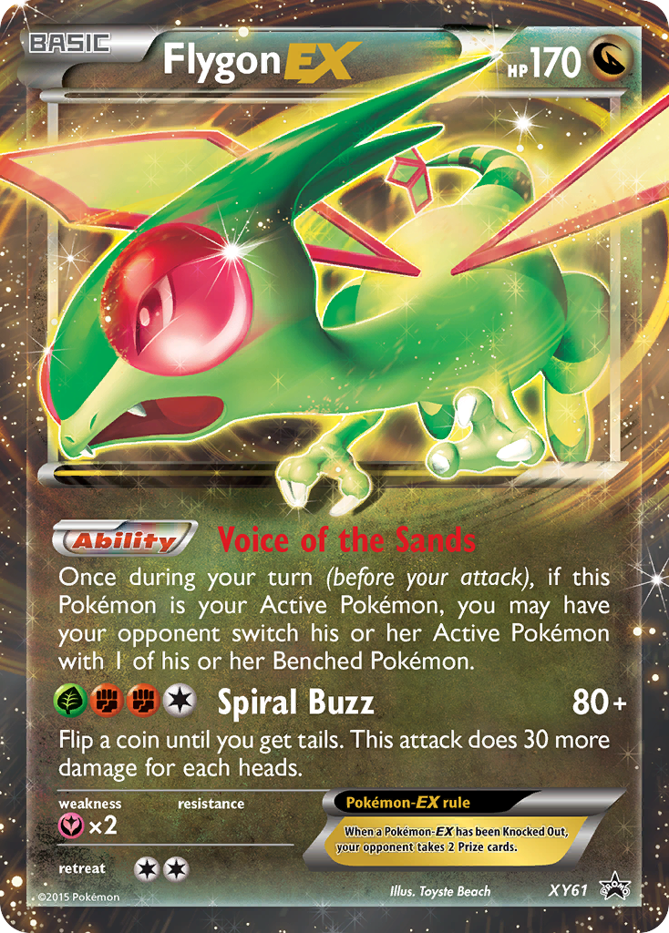 Flygon EX (XY61) [XY: Black Star Promos] | Silver Goblin