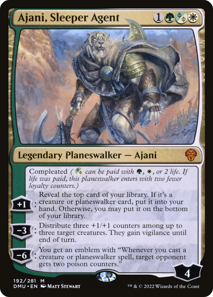 Ajani, Sleeper Agent (Promo Pack) [Dominaria United Promos] Foil