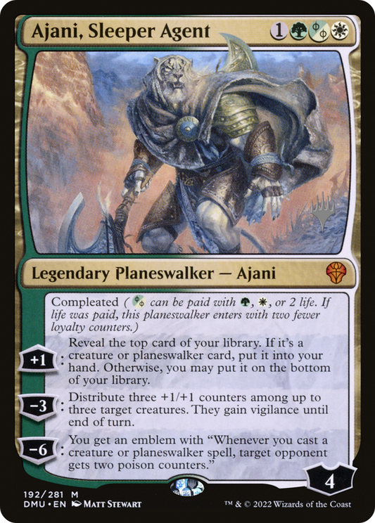 Ajani, Sleeper Agent (Promo Pack) [Dominaria United Promos] Foil
