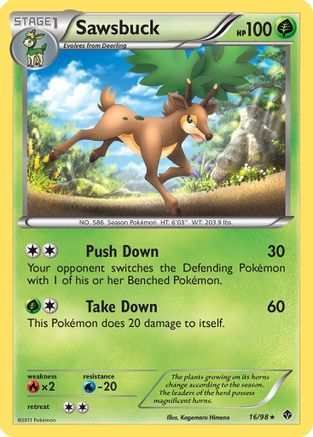 Sawsbuck (16/98) [Black & White: Emerging Powers]