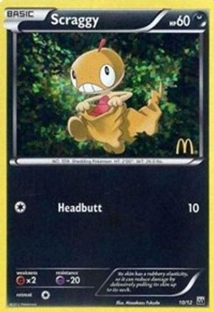 Scraggy (10/12) [McDonald's Promos: 2012 Collection] | Silver Goblin