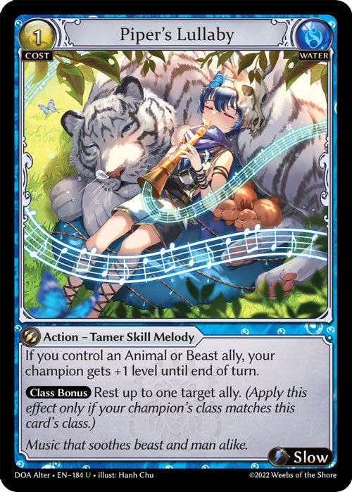 Piper's Lullaby (184) [Dawn of Ashes: Alter Edition] Foil