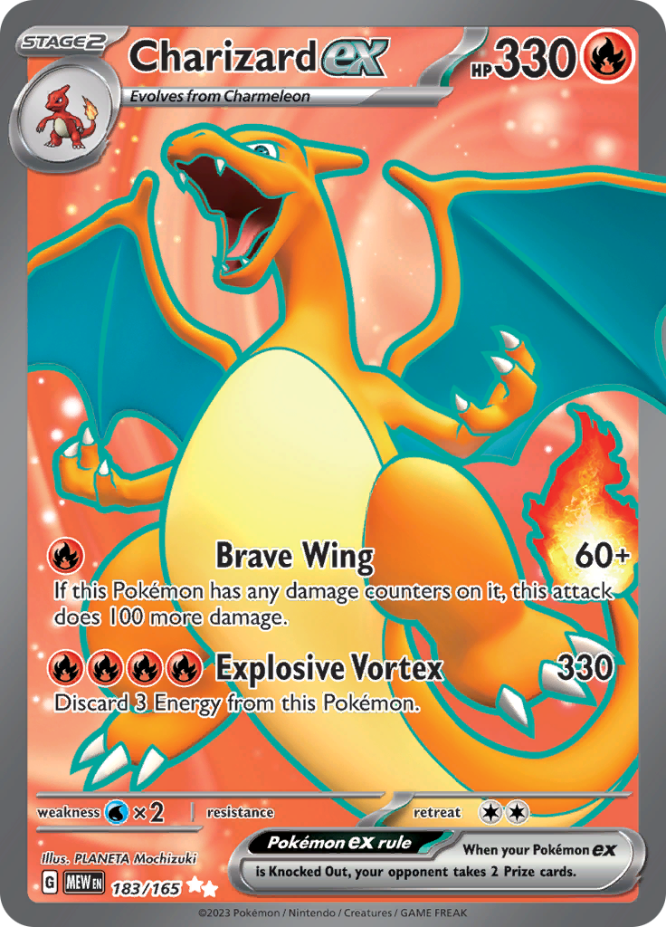 Charizard ex (183/165) [Scarlet & Violet 151] | Silver Goblin