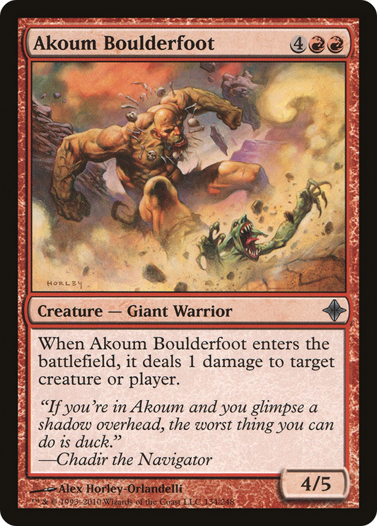 Akoum Boulderfoot [Rise of the Eldrazi] Foil