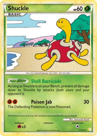 Shuckle (11/123) [HeartGold & SoulSilver: Base Set] | Silver Goblin