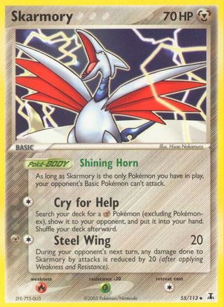 Skarmory (55/113) (Stamped) [EX: Delta Species] | Silver Goblin