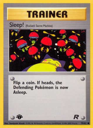 Sleep! (79/82) [Team Rocket Unlimited] | Silver Goblin