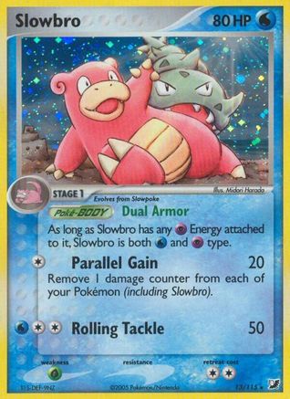 Slowbro (13/115) [EX: Unseen Forces] | Silver Goblin