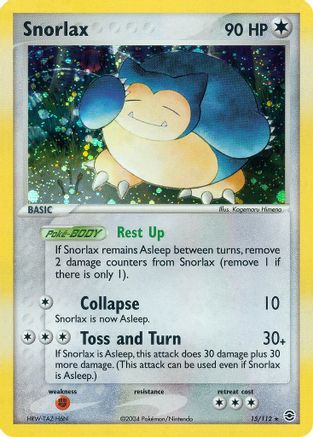 Snorlax (15/112) [EX: FireRed & LeafGreen] | Silver Goblin