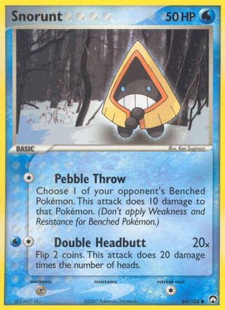 Snorunt (64/108) [EX: Power Keepers] | Silver Goblin