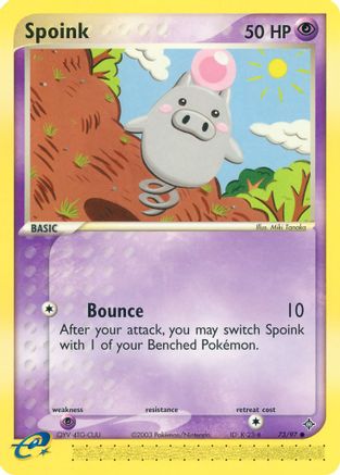 Spoink (73/97) [EX: Dragon] | Silver Goblin