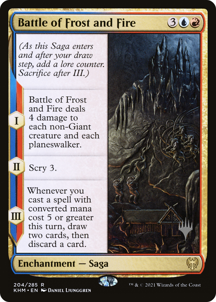 Battle of Frost and Fire (Promo Pack) [Kaldheim Promos] Foil