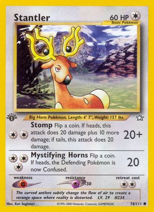 Stantler (76) 1st Edition - Neo Genesis