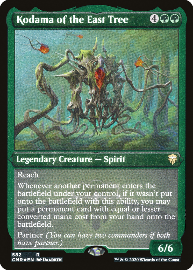 Kodama of the East Tree (Etched) [Commander Legends] | Silver Goblin