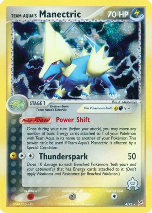 Team Aqua's Manectric (4/95) [EX: Team Magma vs Team Aqua] | Silver Goblin