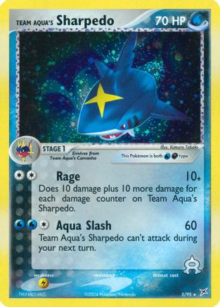 Team Aqua's Sharpedo (5/95) [EX: Team Magma vs Team Aqua] | Silver Goblin