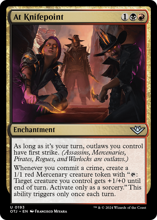 At Knifepoint [Outlaws of Thunder Junction] Foil