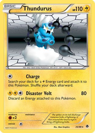 Thundurus (35/98) [Black & White: Emerging Powers] | Silver Goblin