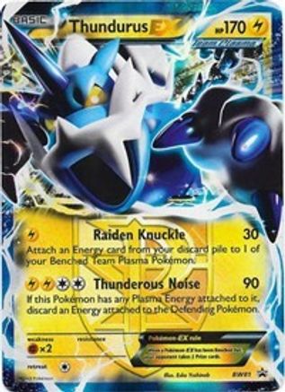 Thundurus EX (BW81) [Black & White: Black Star Promos] | Silver Goblin