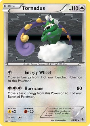 Tornadus (89/98) [Black & White: Emerging Powers] | Silver Goblin