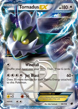 Tornadus EX (98/116) [Black & White: Plasma Freeze] | Silver Goblin