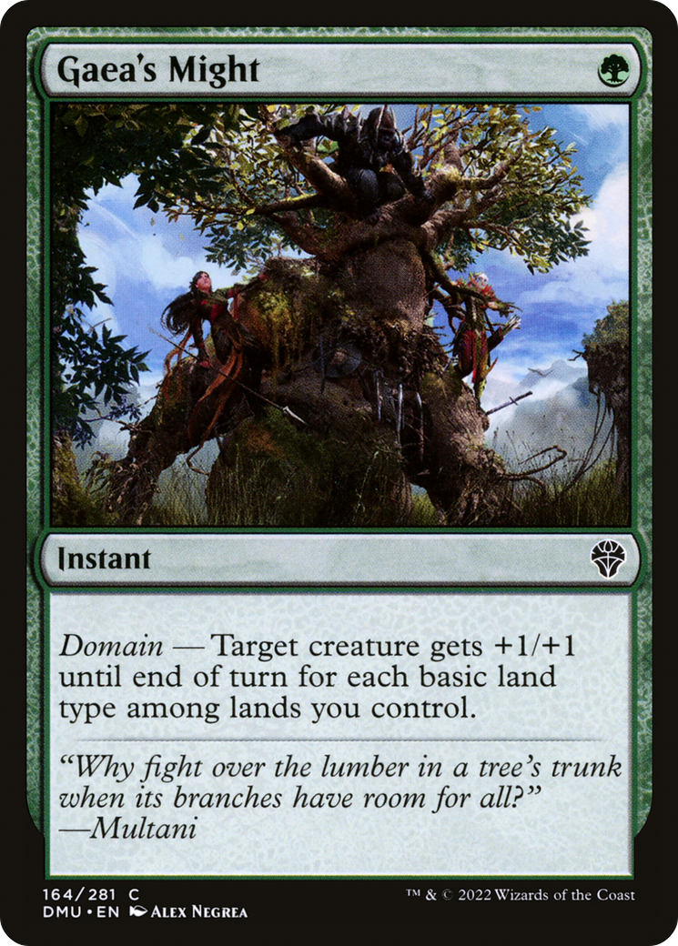 Gaea's Might [Dominaria United] | Silver Goblin