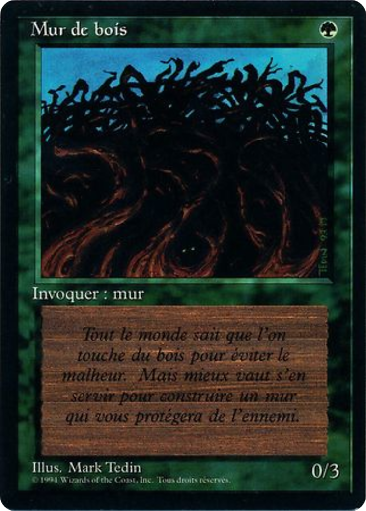 Wall of Wood [Foreign Black Border] | Silver Goblin