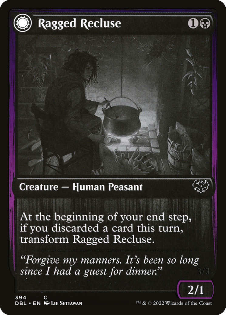 Ragged Recluse // Odious Witch [Innistrad: Double Feature] | Silver Goblin