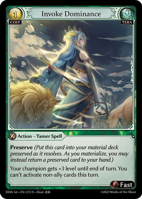 Invoke Dominance (272) [Dawn of Ashes: 1st Edition] Foil
