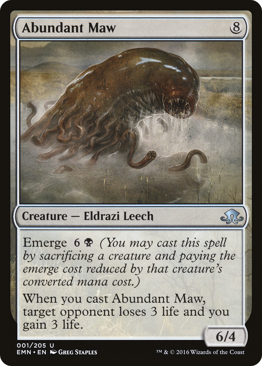 Abundant Maw [Eldritch Moon] Foil