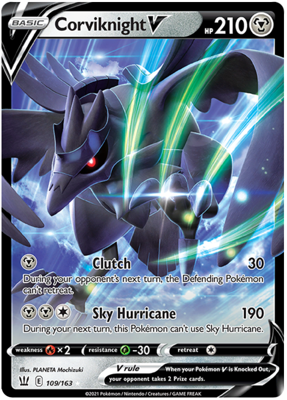 Corviknight V (109/163) [Sword & Shield: Battle Styles] | Silver Goblin