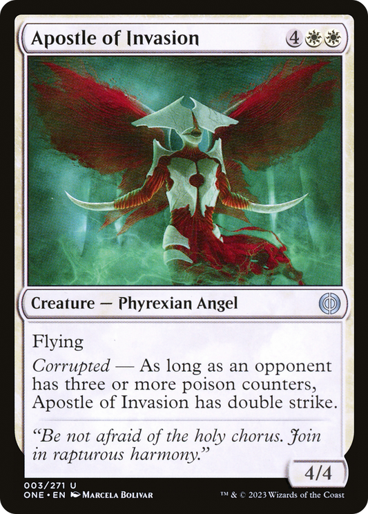 Apostle of Invasion [Phyrexia: All Will Be One] Foil