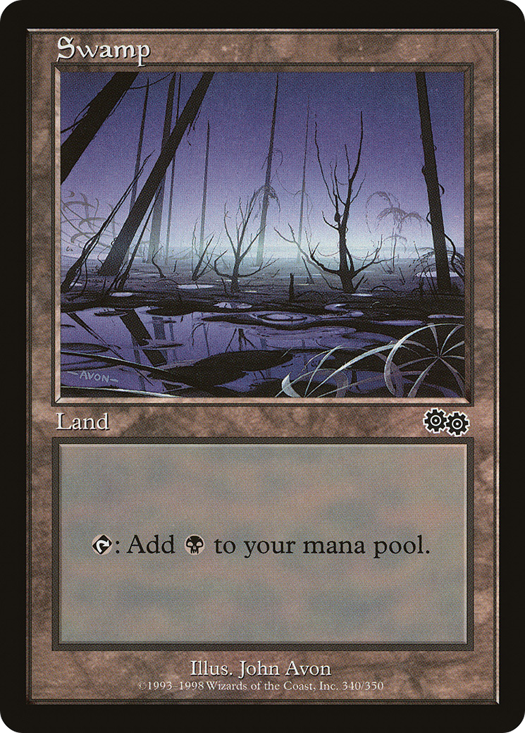 Swamp (340) [Urza's Saga] | Silver Goblin