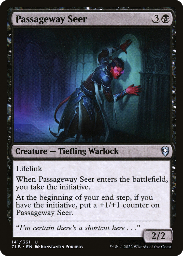 Passageway Seer [Commander Legends: Battle for Baldur's Gate] | Silver Goblin