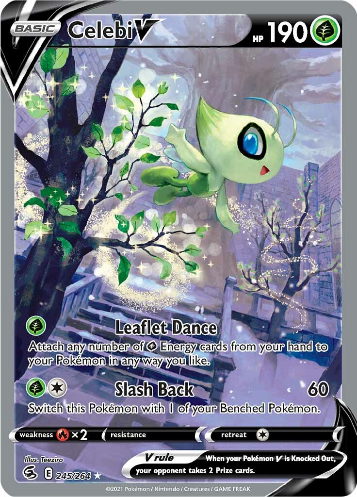 Celebi V (245/264) [Sword & Shield: Fusion Strike] | Silver Goblin